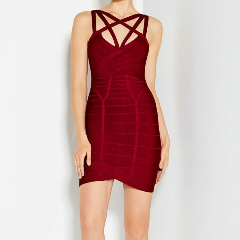 Authentic Herve Leger Antonia Sleeveless Dress Co